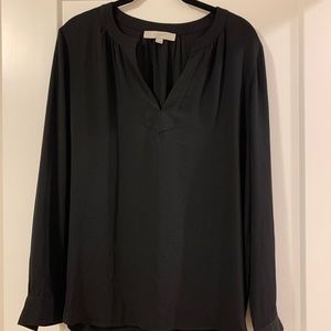 LOFT Black Blouse - Small S